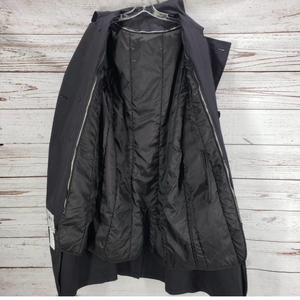 Garrison Collection All Weather Army Coat 38S DLA Military Trench Black - Picture 8 of 11